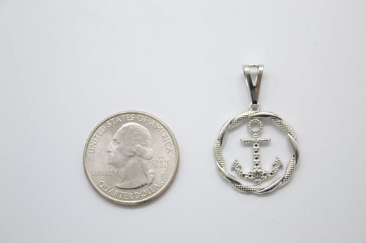 Dainty 18k Gold Filled Anchor Charm Tiny Delicate Pendant